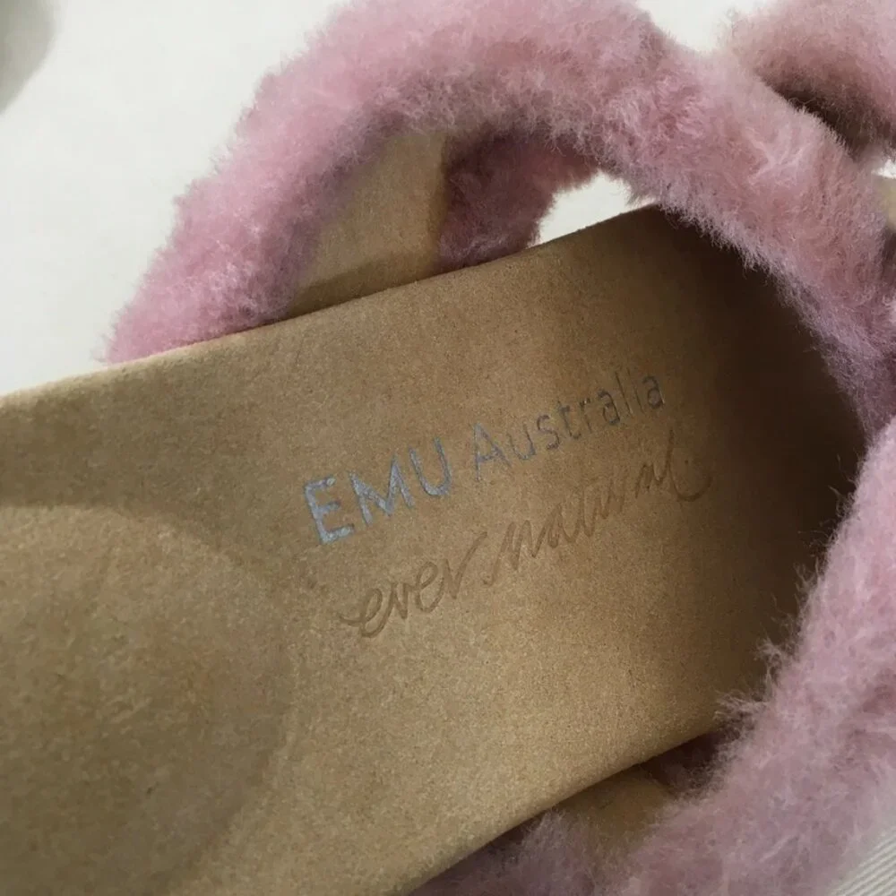 EMU Australian Mayberry Sheepskin Fur Sandal